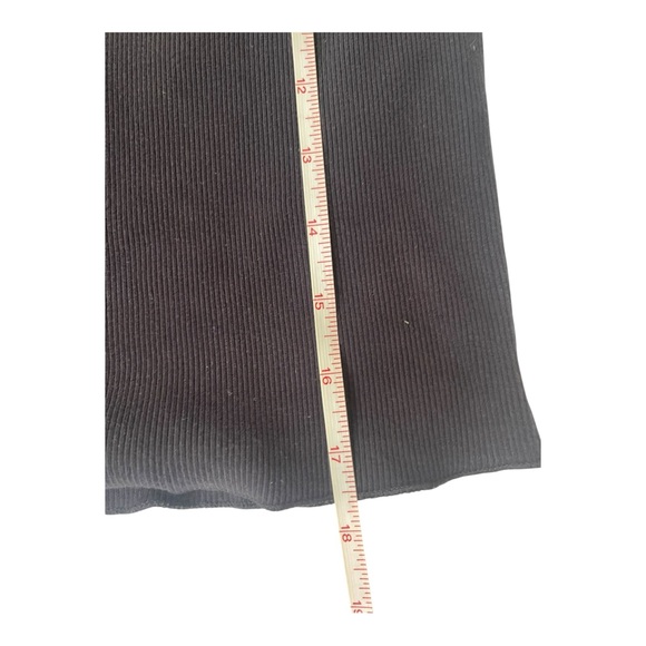 Zara Black Fitted 3/4 Sleeve Bodysuit Sweater Top Black Size Medium Women's - Picture 5 of 8